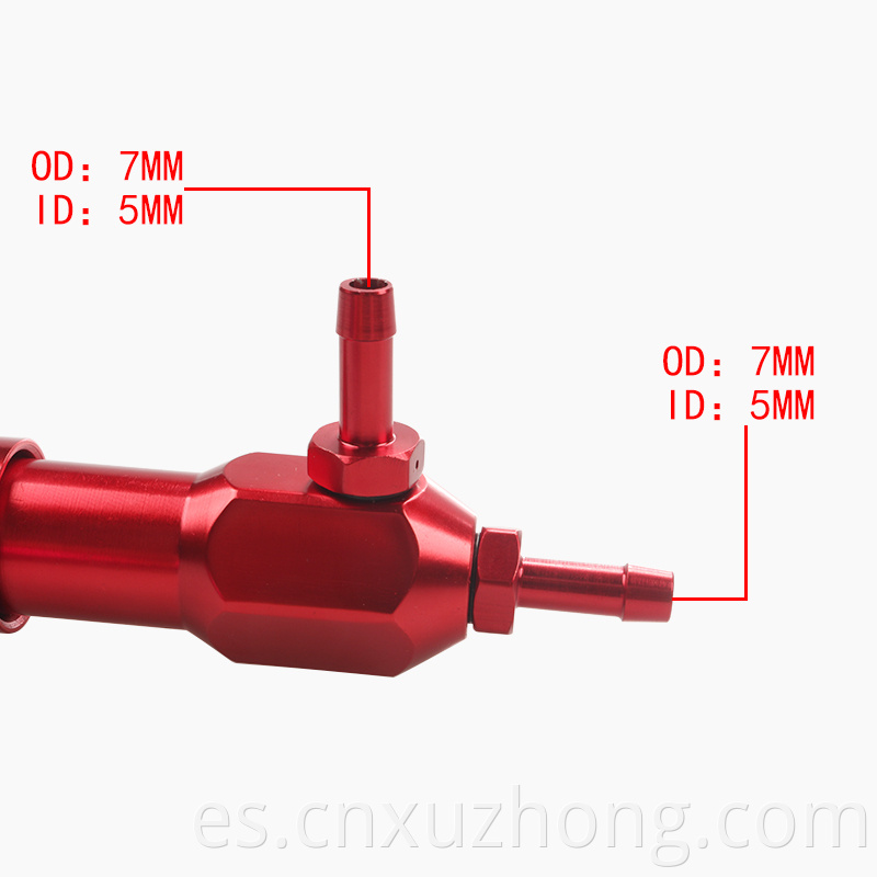 Manual de carreras de coches de ajuste MBC de aleación de aluminio para herramienta de controlador Turbo Boost rojo